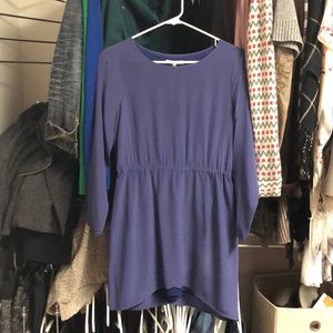 Long sleeved dress - silk